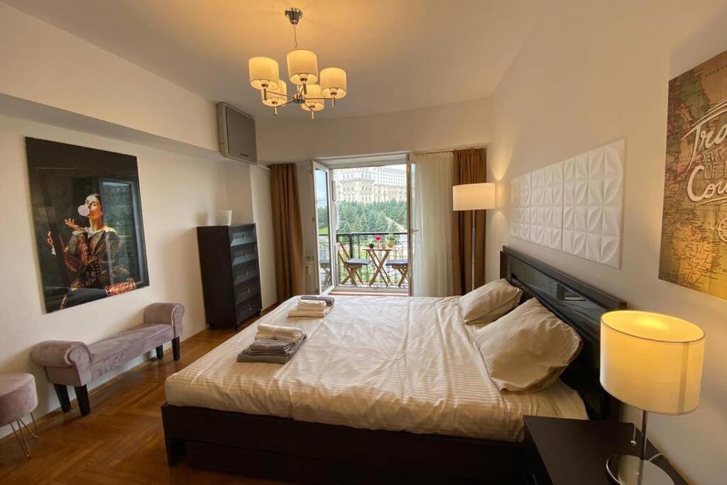 New Luxury Flat In Front Of The Parliament At Unirii Apartman Bukarest Kültér fotó